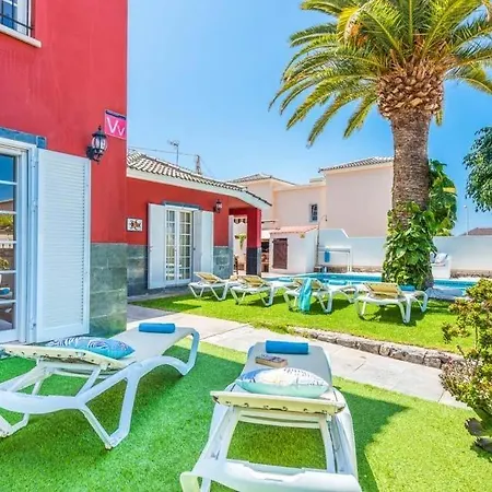 Playa De Fanabe Sleeps 8 Pool Air Con *